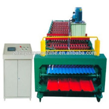 promotion double layer forming machinery/double sheets rolling machinery production line